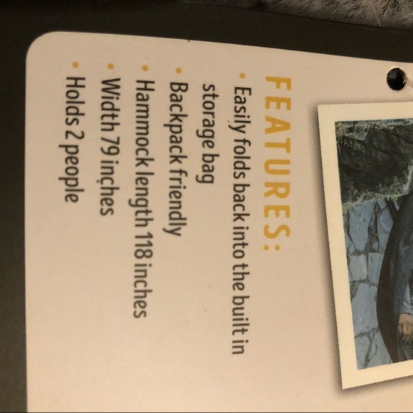 NWT Castaway Travel Hammock, double, green - Picture 8 of 10